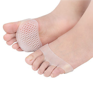 USHINE Silicone Padded Gel Breathable Health Care Belly Ballet Dance Toe Shoes High Heel Pad